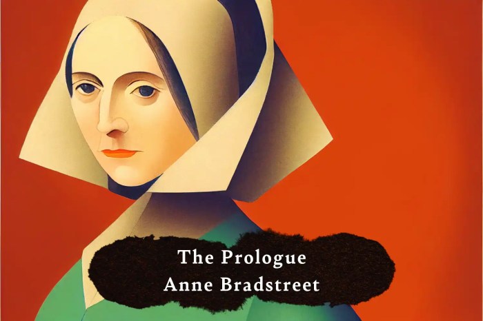 Bradstreet prologue essays