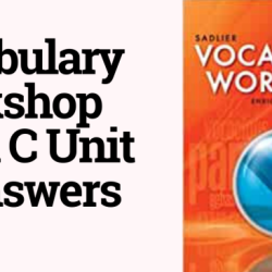 Unit 5 vocabulary workshop level c