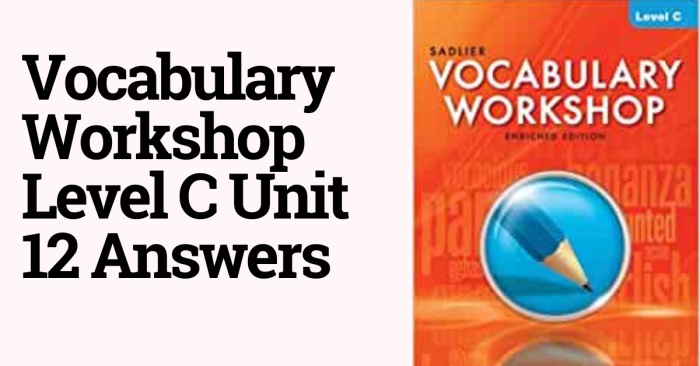 Unit 5 vocabulary workshop level c