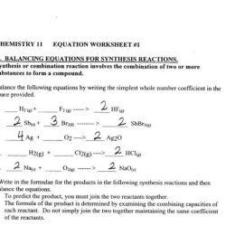 Predicting products of reactions worksheet